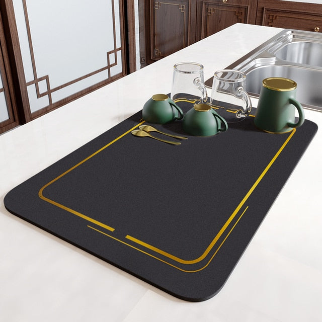 Absorbmat Premium - The Perfect Kitchen Mat for Beautifully Dry Dishes