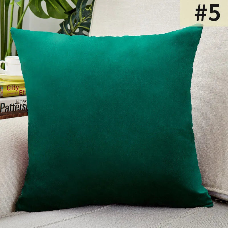 VelvetChic Cushion Cover - Solid Velvet Cover for a Luxurious Interior