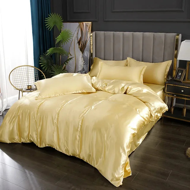 SatinDream - Luxurious Satin Bedding Set for Dreamy Nights
