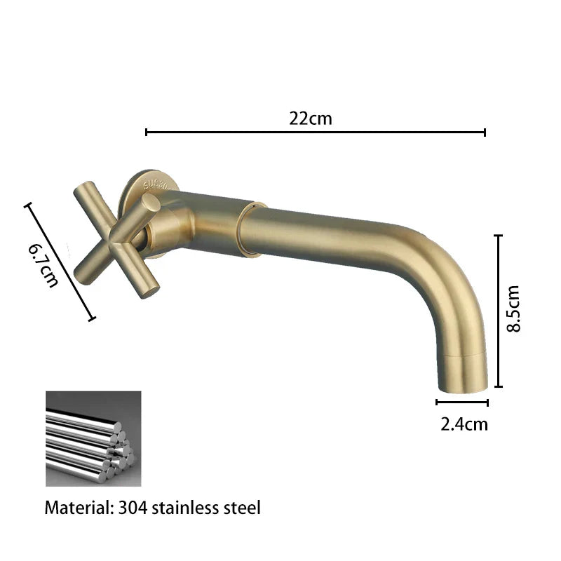 TorrentGlide - Waterfall Wall-Mounted Bathroom Faucet