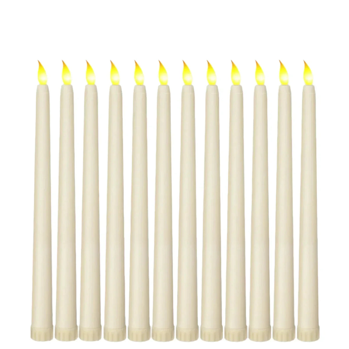 Shadowglow - Elegant Black LED Candles for a Magical Ambience