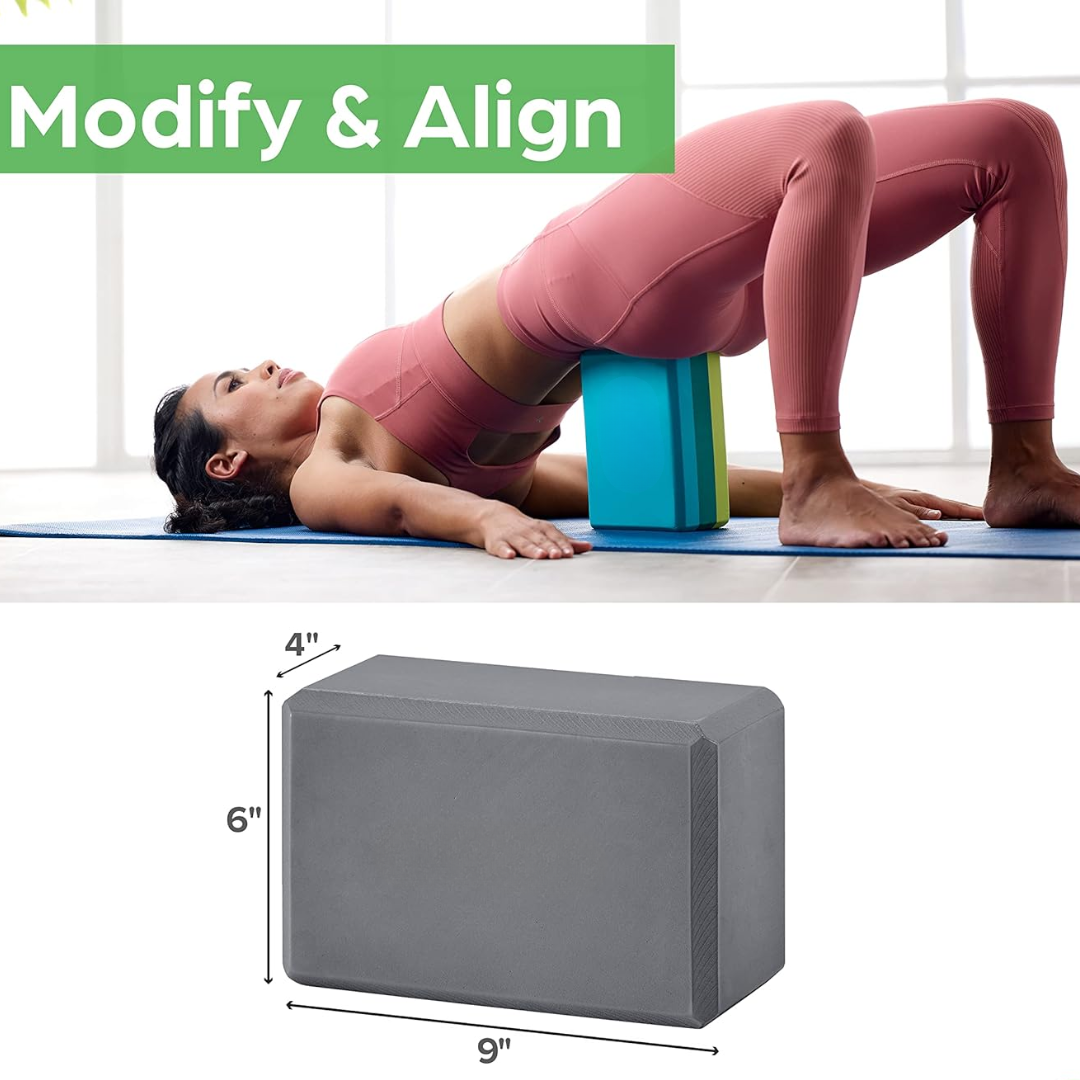 SupportFlex - Bloc de yoga en mousse EVA antidérapant
