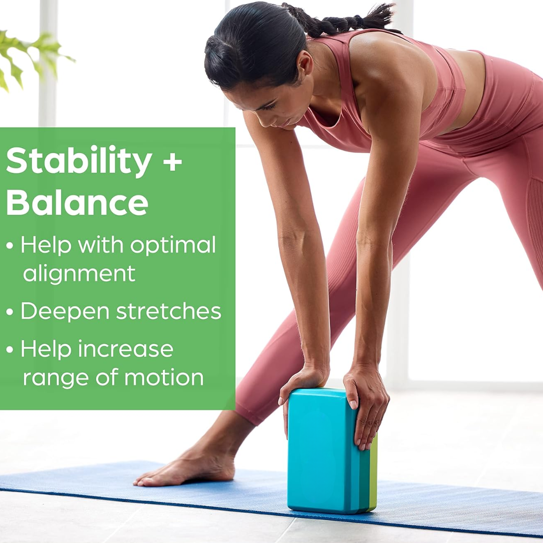 SupportFlex - Bloc de yoga en mousse EVA antidérapant