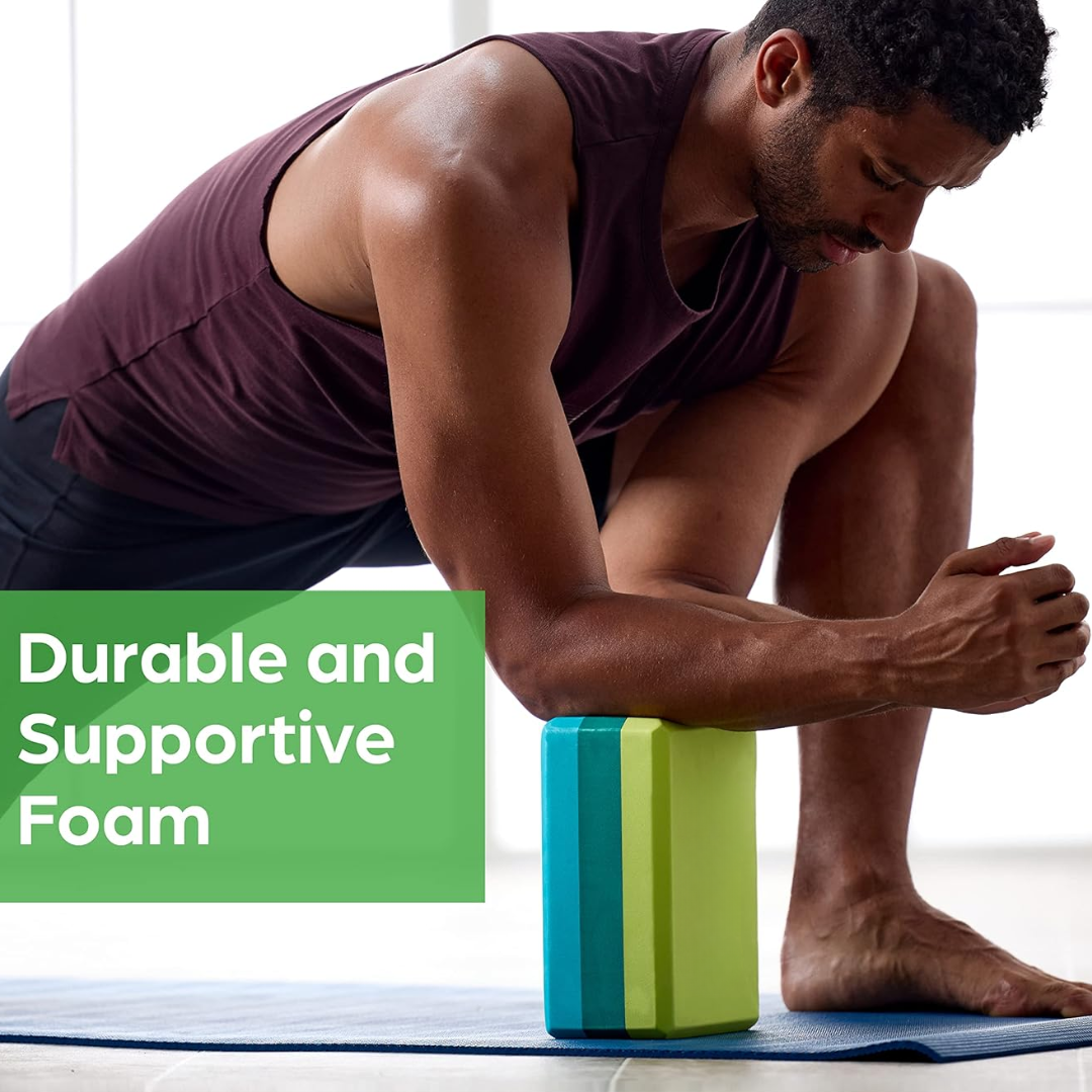 SupportFlex - Bloc de yoga en mousse EVA antidérapant