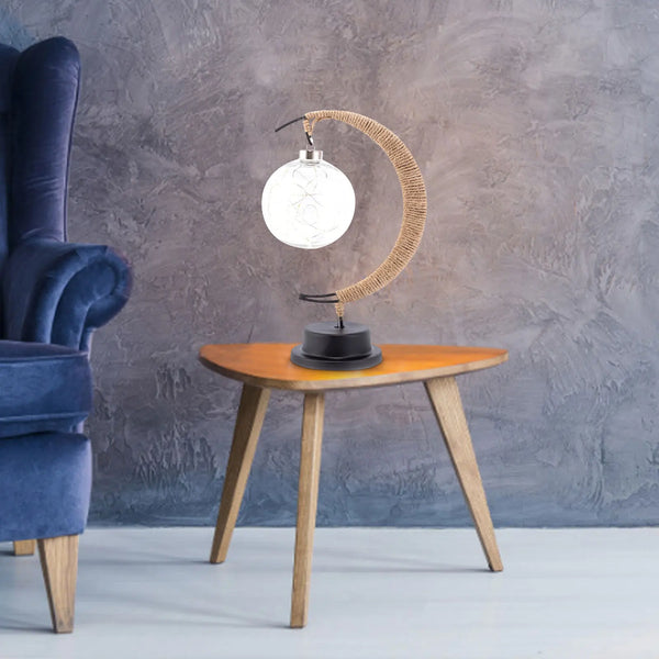 LunarGlow - Lampe de Table Lune Magique pour une Ambiance Féerique