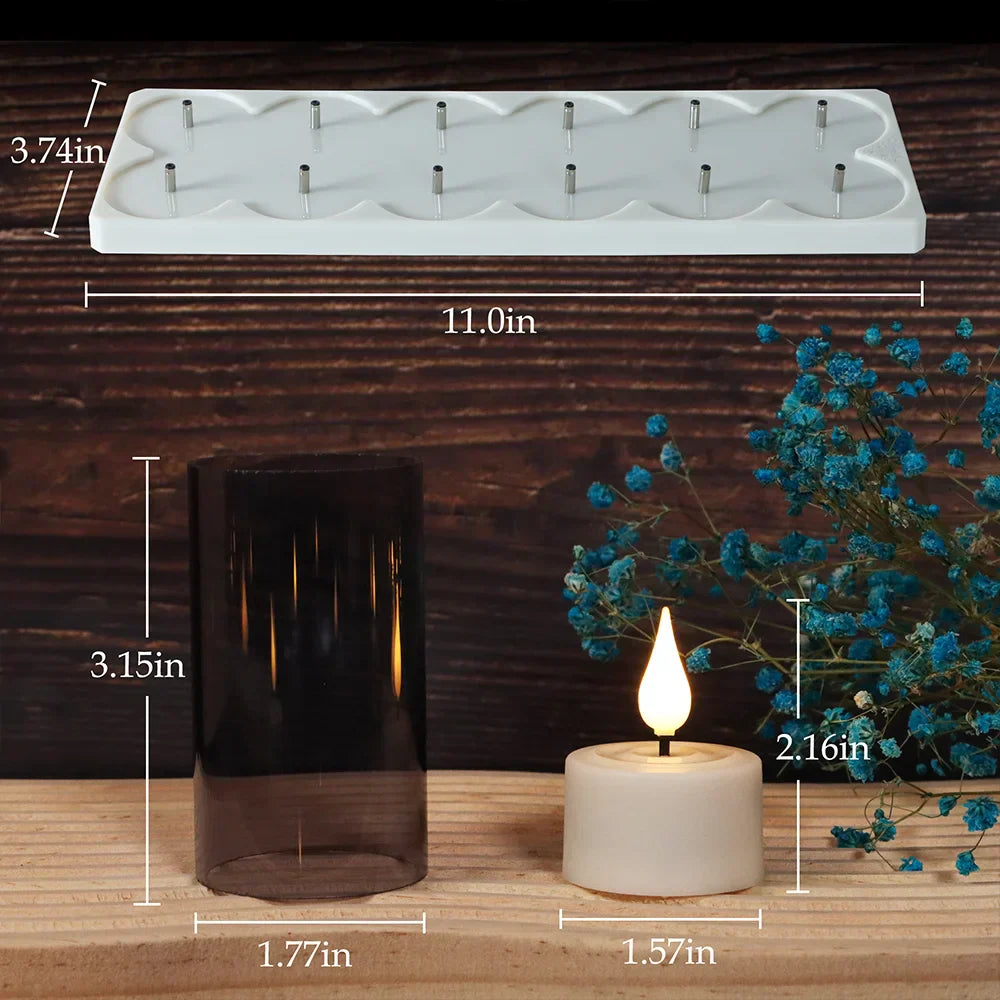 Flickerflex - Rechargeable Flameless Flickering LED Candles