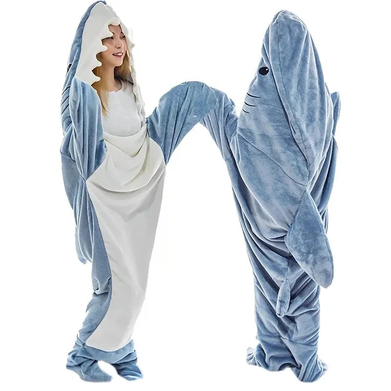 SharkWrap - Ultra Soft Flannel Shark Blanket