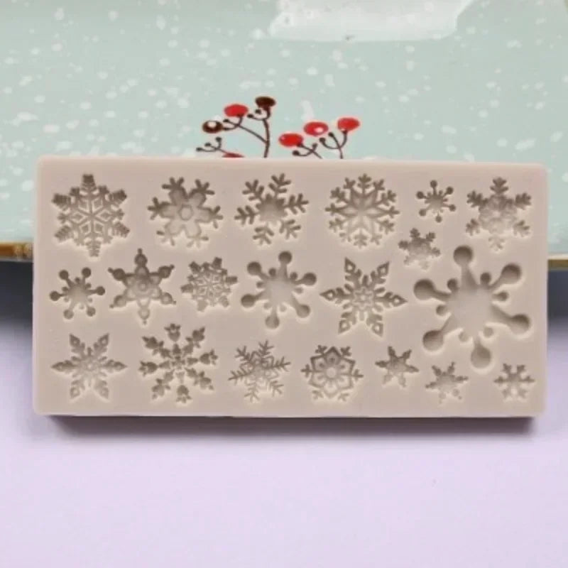 Snowflake Delight - Snowflake Silicone Mold for Winter Treats
