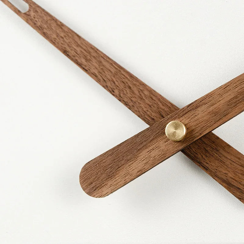 WoodSphere Clock - DIY Walnut Wood Wall Clock