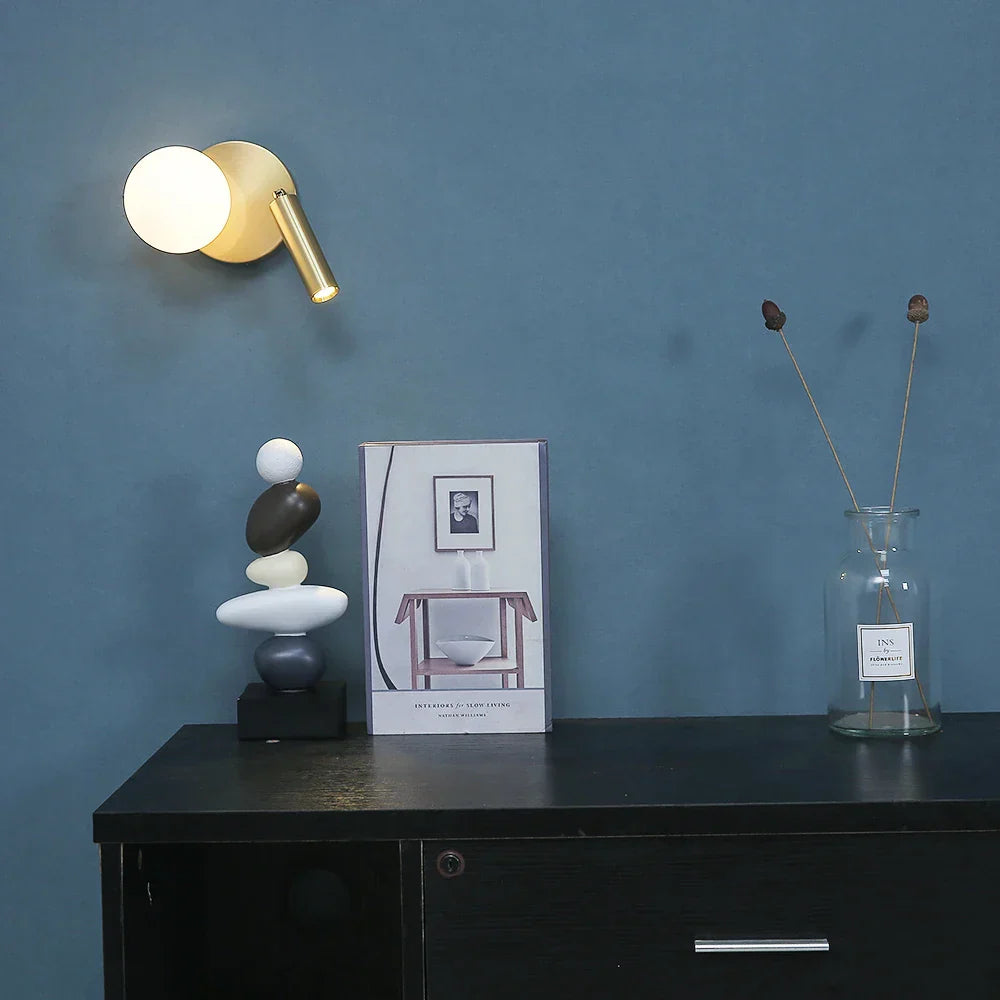 NordicLux - Rotating LED Glass Wall Lamp