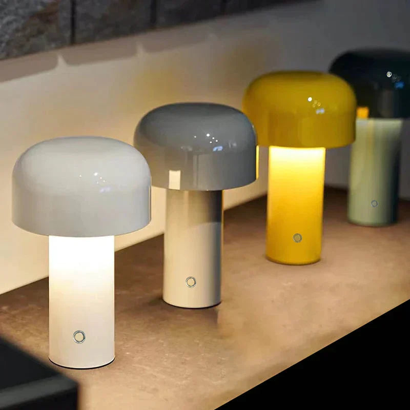Italian Mushroom - Cordless Table Lamp for a Magical Ambiance