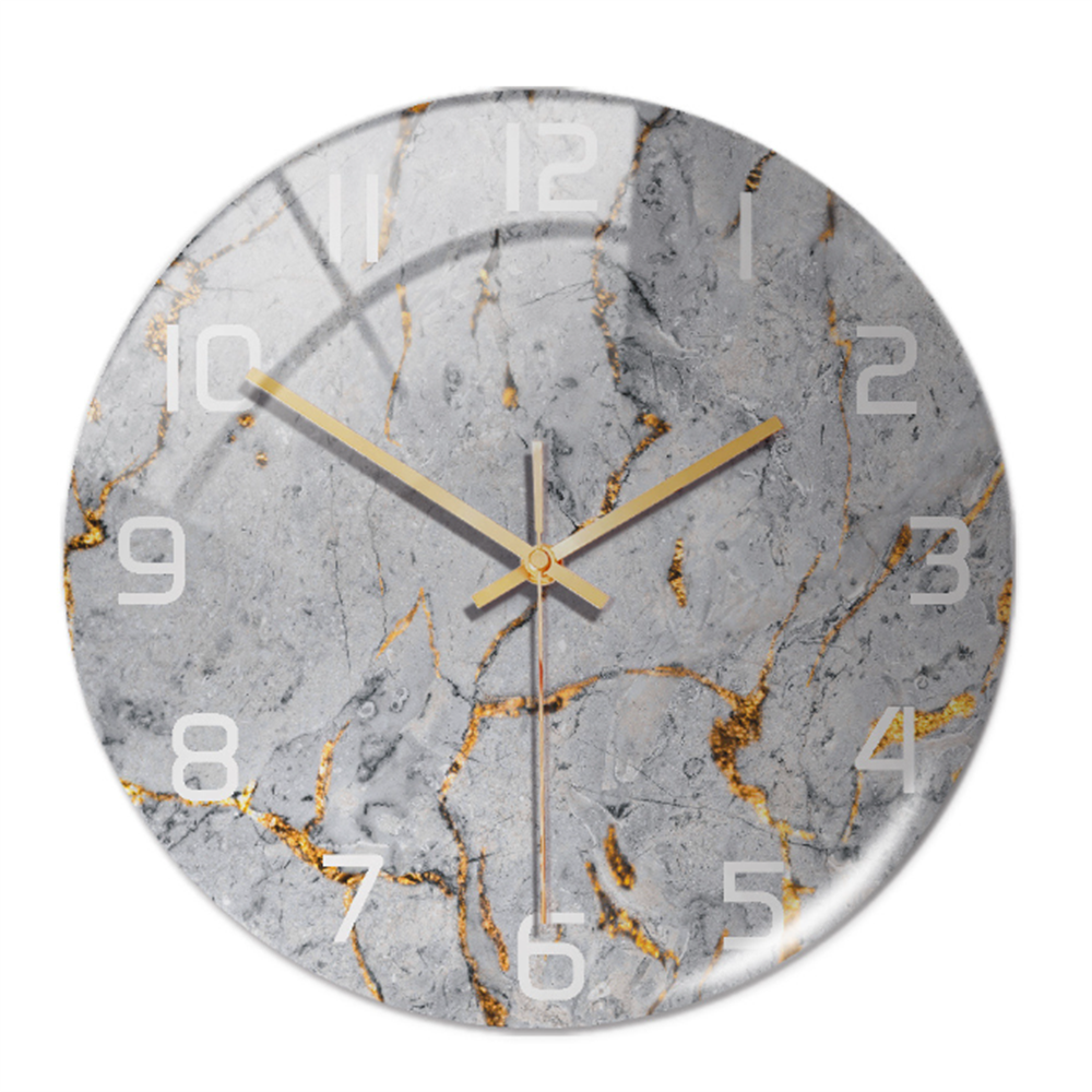 Timeless Marble - Silent Mechanism Marble Wall Clock