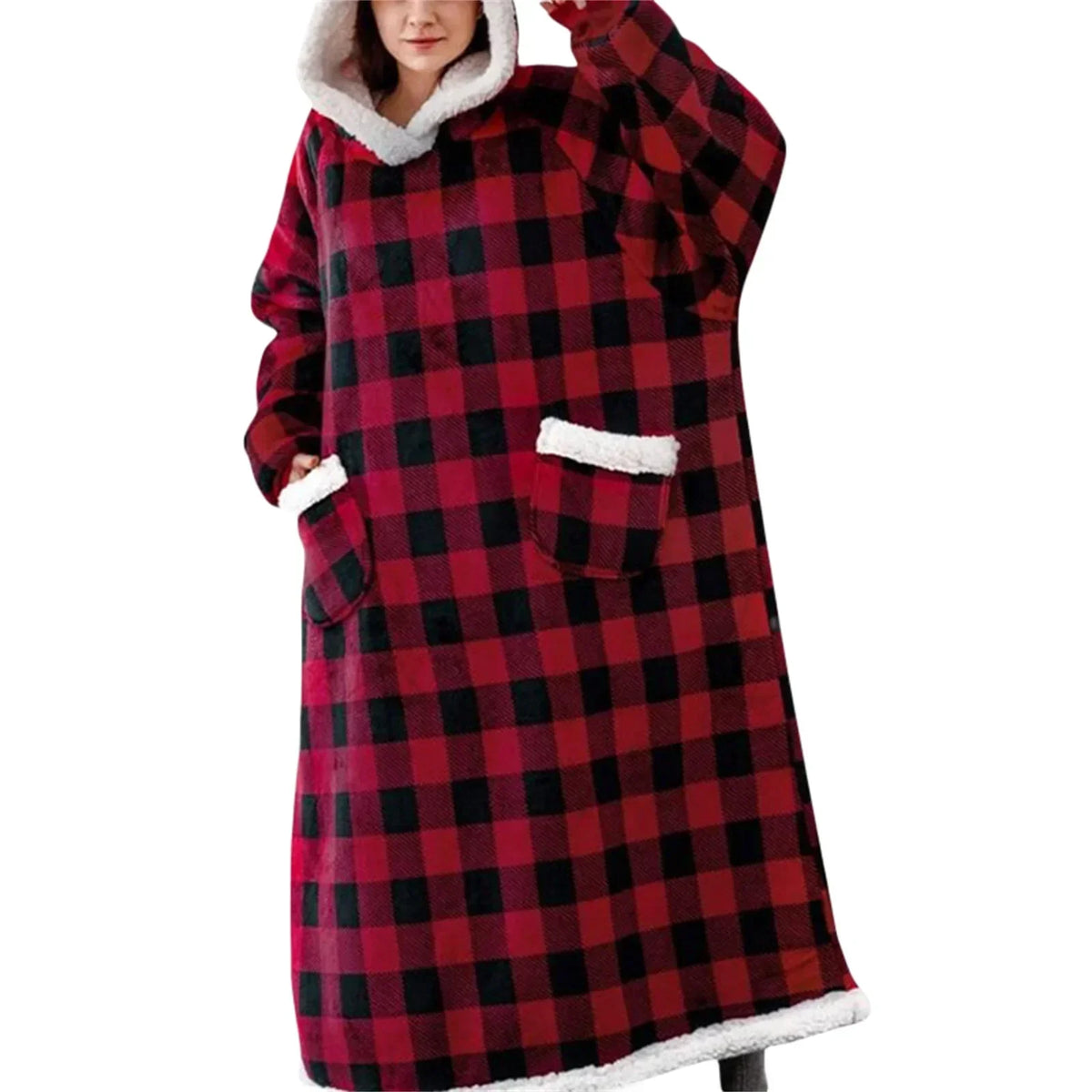 PlushHug - Oversized Soft Plush Hoodie