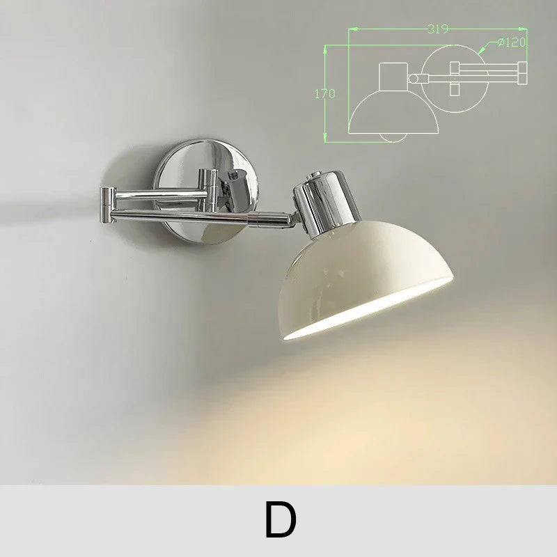 TelescopicLamp - Adjustable Retro Wall Light with Reading Arm
