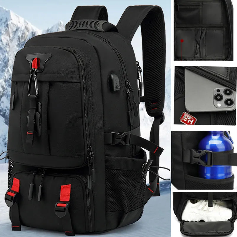TechTrek Pro Backpack - Built-In USB Charging Port