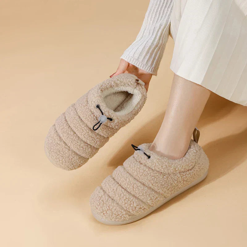 CloudWalk - Non-Slip Plush Slippers for Winter