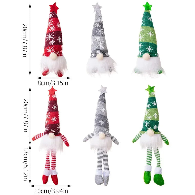 Light-Up Christmas Gnome - Cozy Knit Festive Decoration
