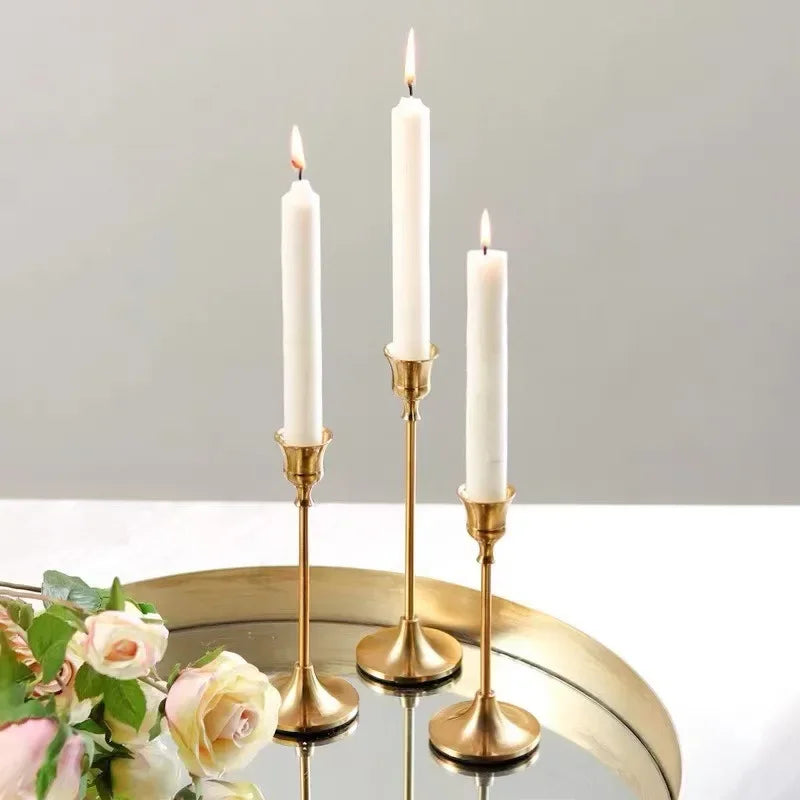 Dreamy Lights - Luxury Gold Candle Holders for Every Occasion