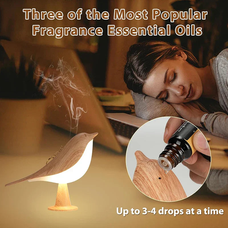 Bird Lamp - Touch Night Light with Adjustable Color Lighting