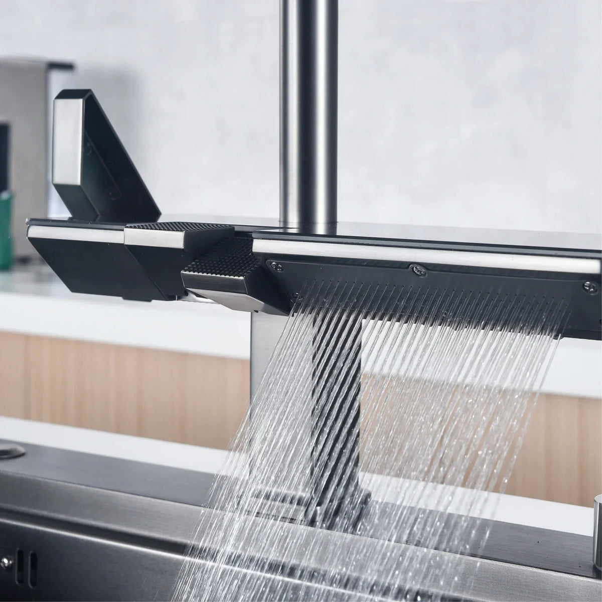 LuxChrome - Digital Kitchen Faucet with Pull-Out Sprayer