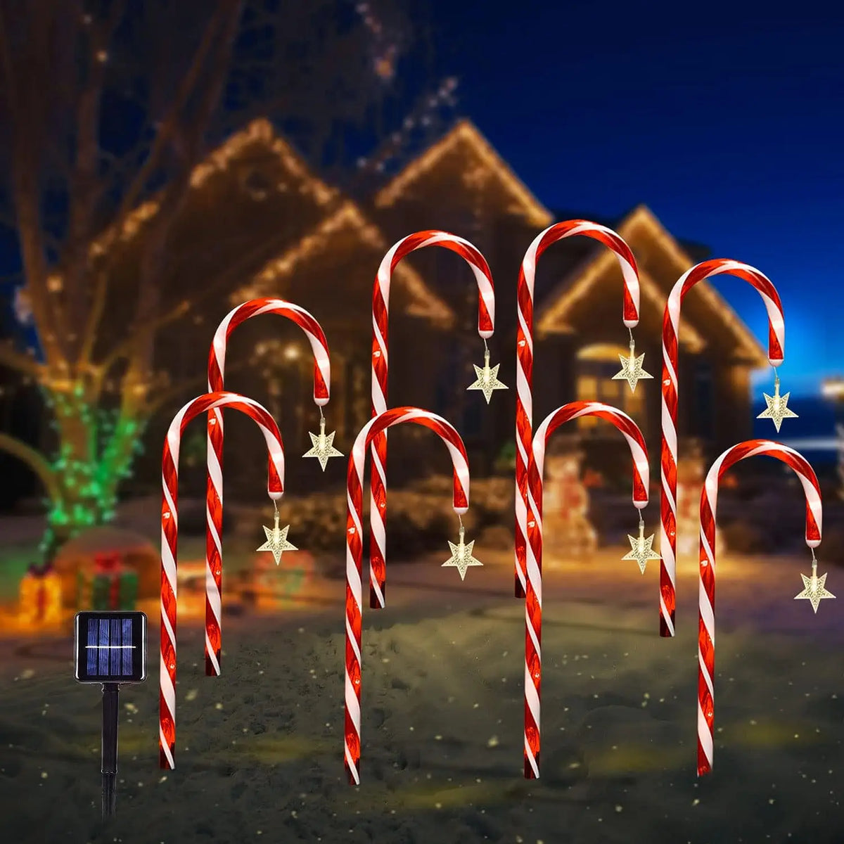 JardinEtoile Solar Christmas Lights - Garden Fairy Light Decoration