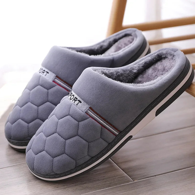 Cozy Cushions - Soft Cotton Slippers for Large Sizes