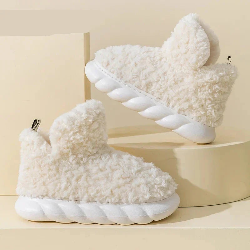 Fluffy Feeties - Soft and Elegant Cotton Slippers