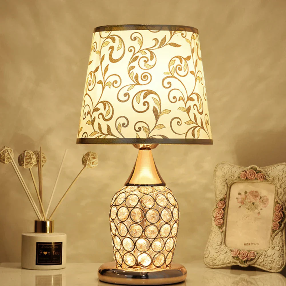 Wysteria - Elegant Crystal Glass Table Lamp