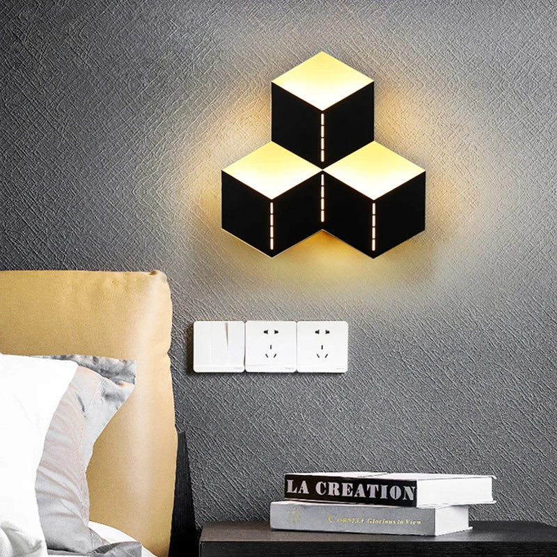 CreativeGlow - Modern LED Bedside Lamp with Original Design