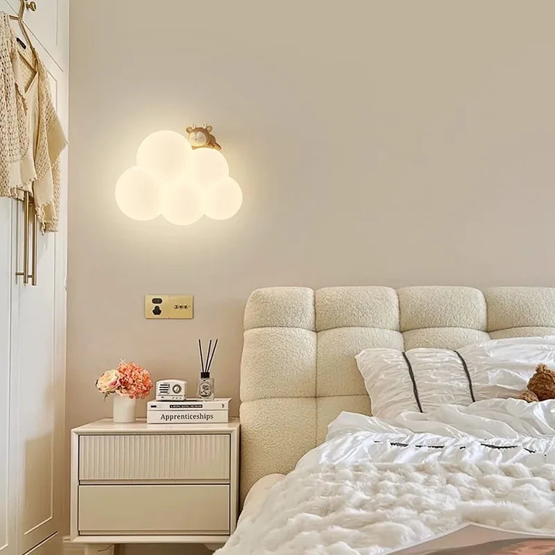 CloudLight - Modern LED Wall Lamp for Kids Bedroom