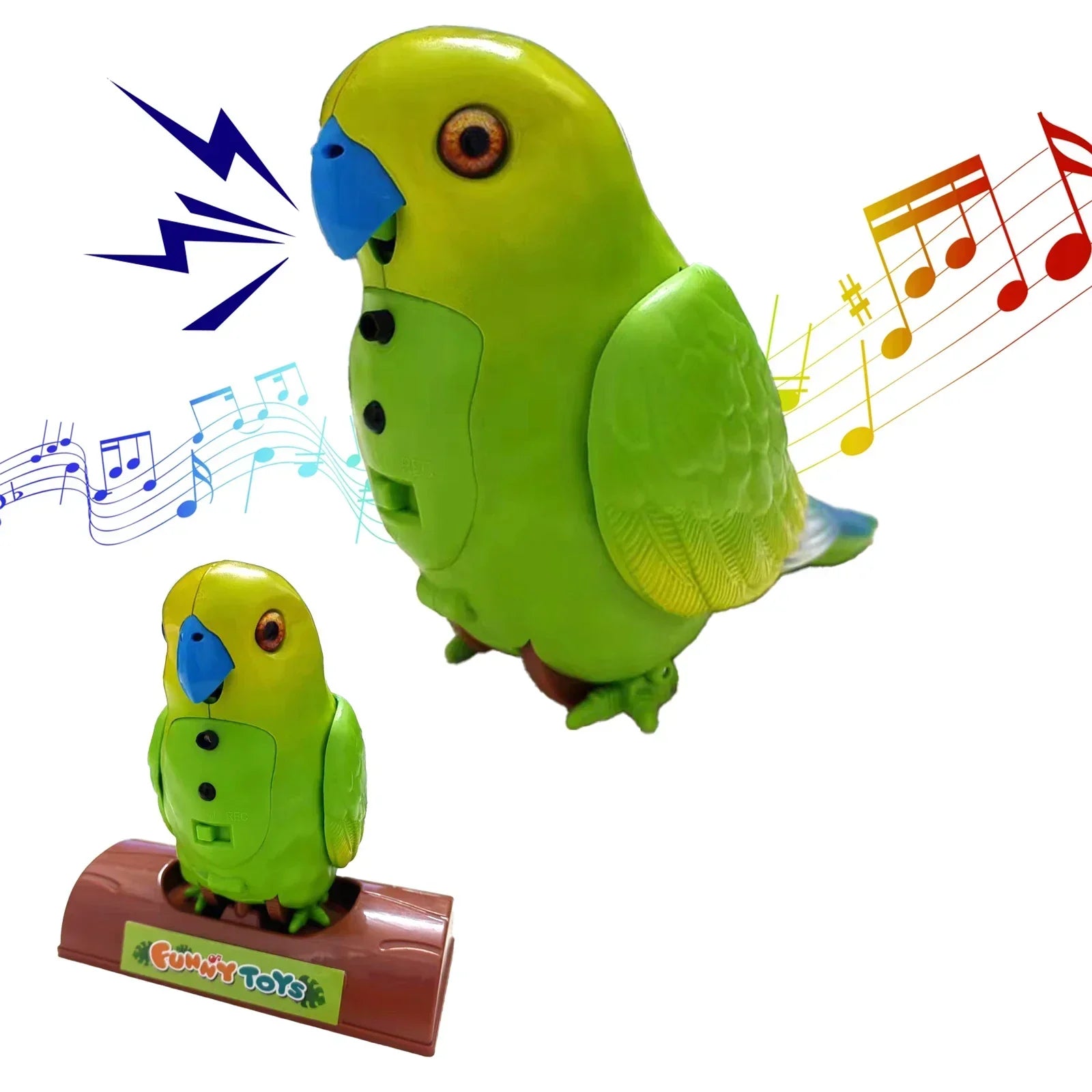 ChatBird Toy – Perroquet Interactif qui Parle et Chante