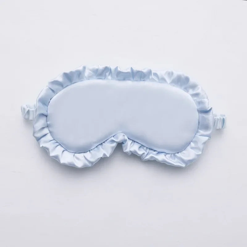 Ruffle - Soft Silk Sleep Mask with Delicate Ruffles