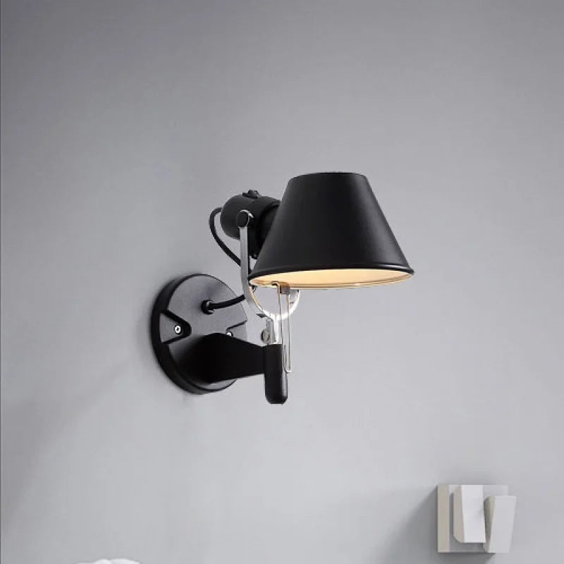 RockFleur - Adjustable Industrial Wall Sconce for the Bedroom