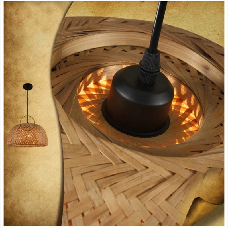 BambooLife - Handwoven Bamboo Pendant Light