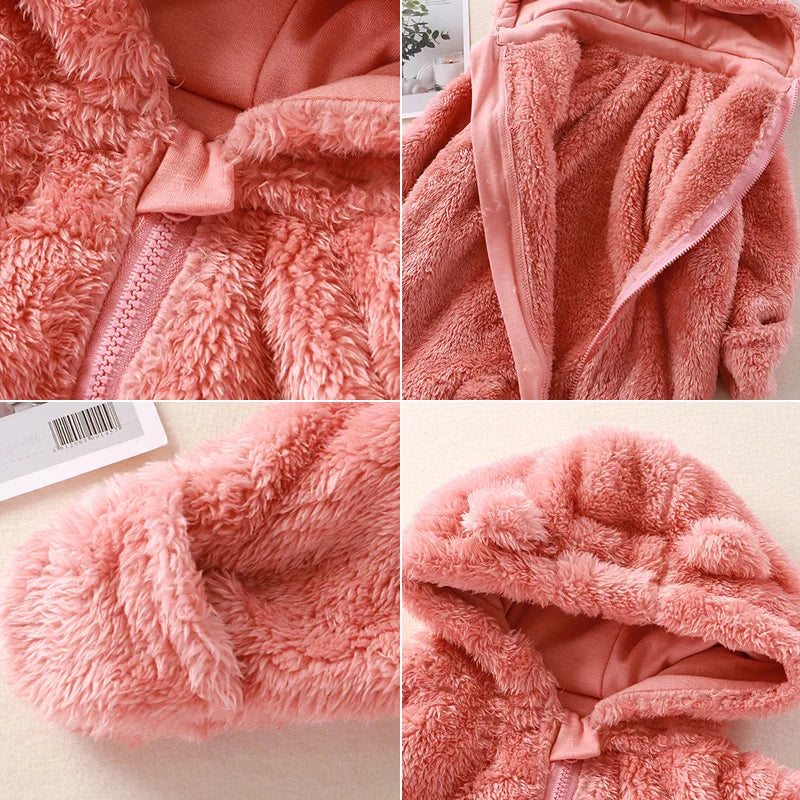 Aspenbun - Soft Hooded Baby Onesie with Integrated Feet
