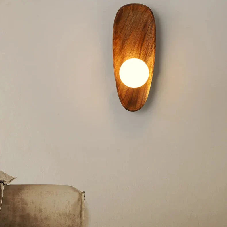 BoisLumi Wall - Natural Wood Wall Sconce for Warm Lighting