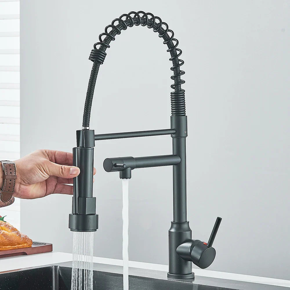 FlexiSpray - Modern Kitchen Faucet with Flexible Spout