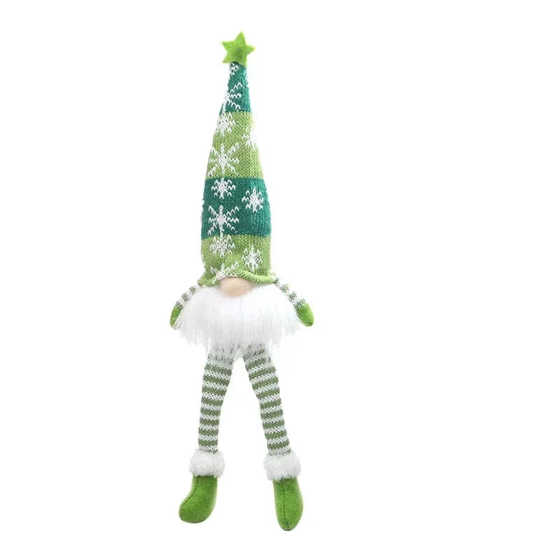 Light-Up Christmas Gnome - Cozy Knit Festive Decoration