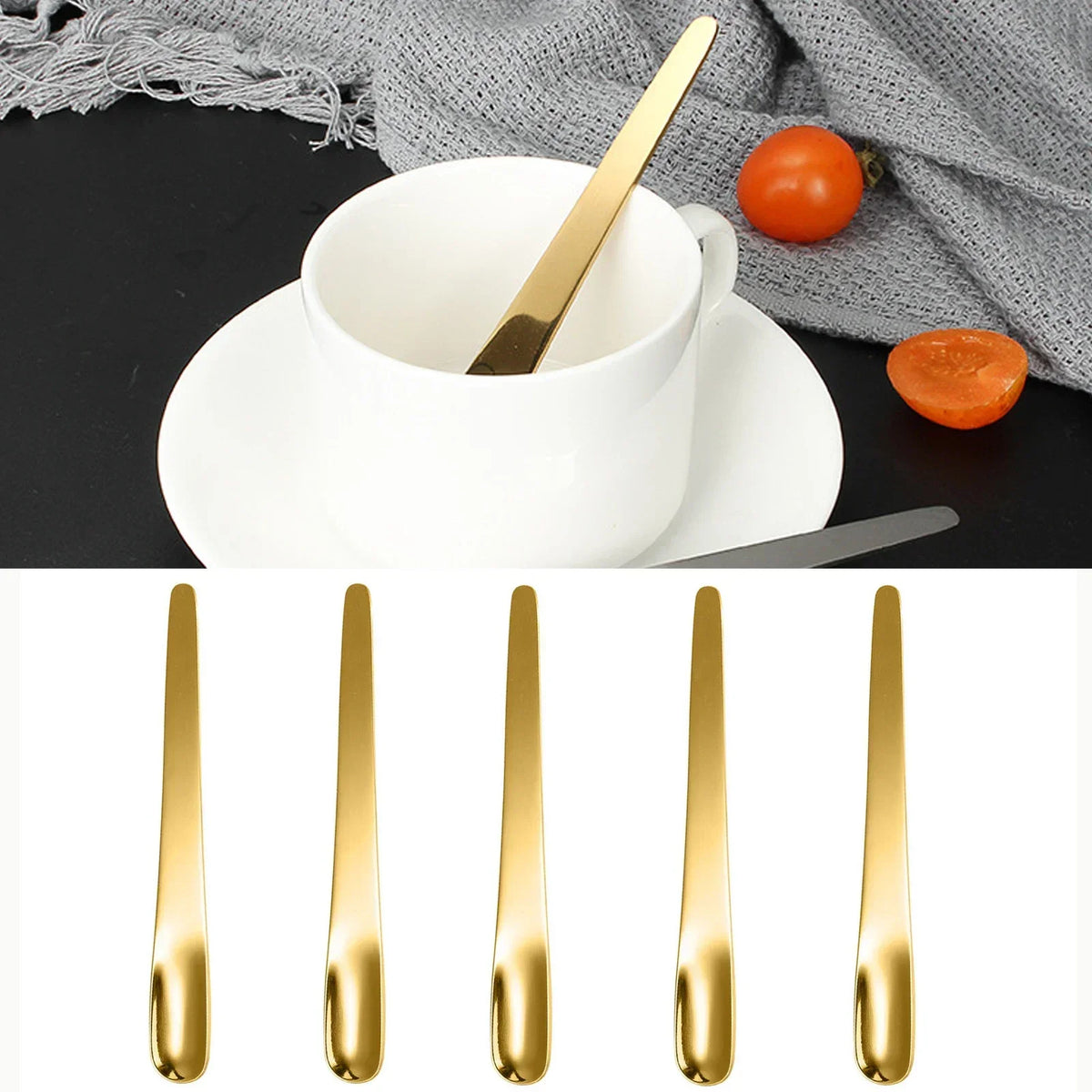 CoffeeSpoonSet - Elegant Stainless Steel Coffee Spoons