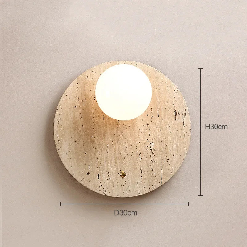 ZenGlow Wall Lamp - Applique murale wabi-sabi minimaliste