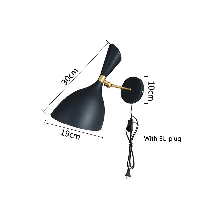 Luminous Haven - Applique Murale LED Industrielle pour Chambre