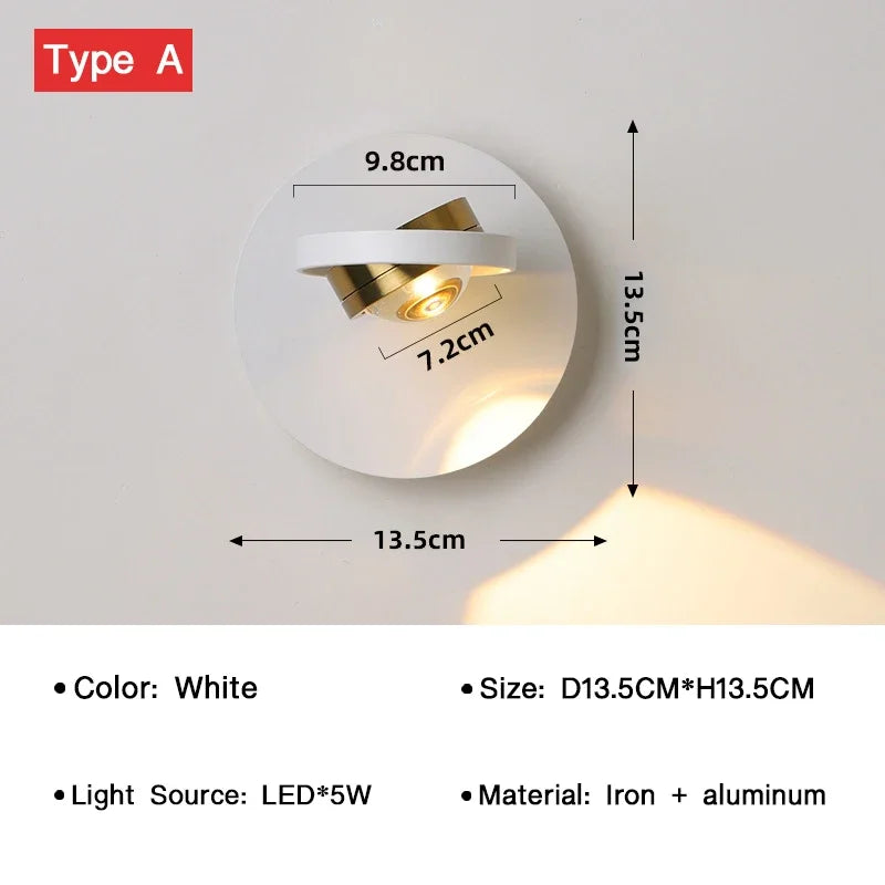 BrightTurn - Adjustable LED Wall Light for Every Room
