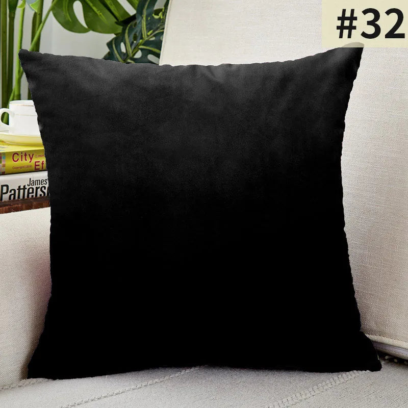 VelvetChic Cushion Cover - Solid Velvet Cover for a Luxurious Interior