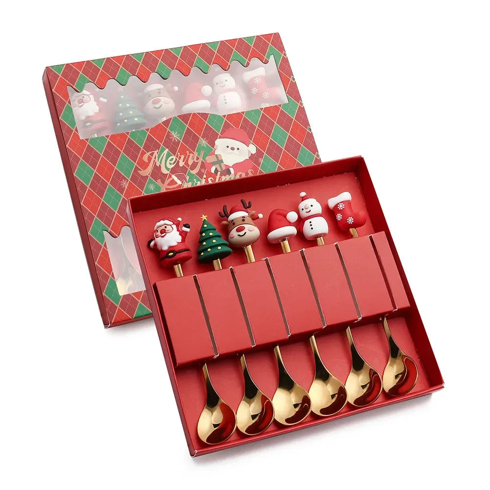 XmasSpoons - Elegant Christmas Spoon Set for the Festive Table