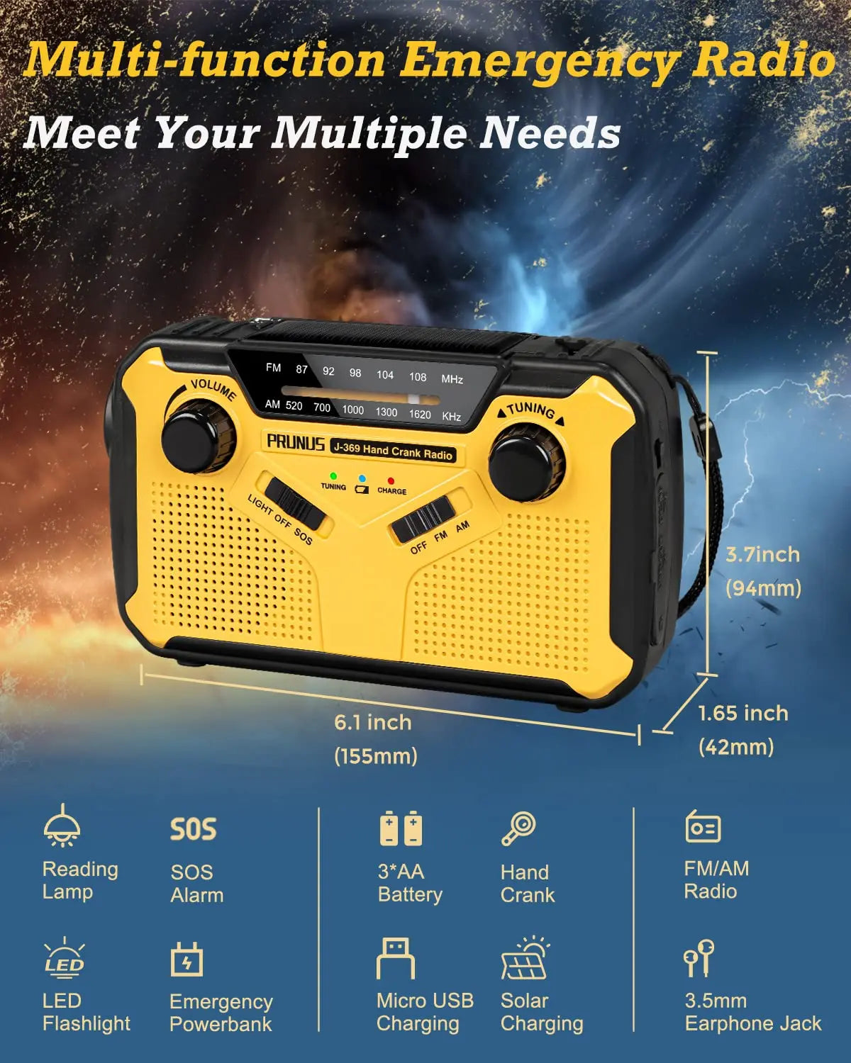 SafeSignal - Radio d'urgence portable