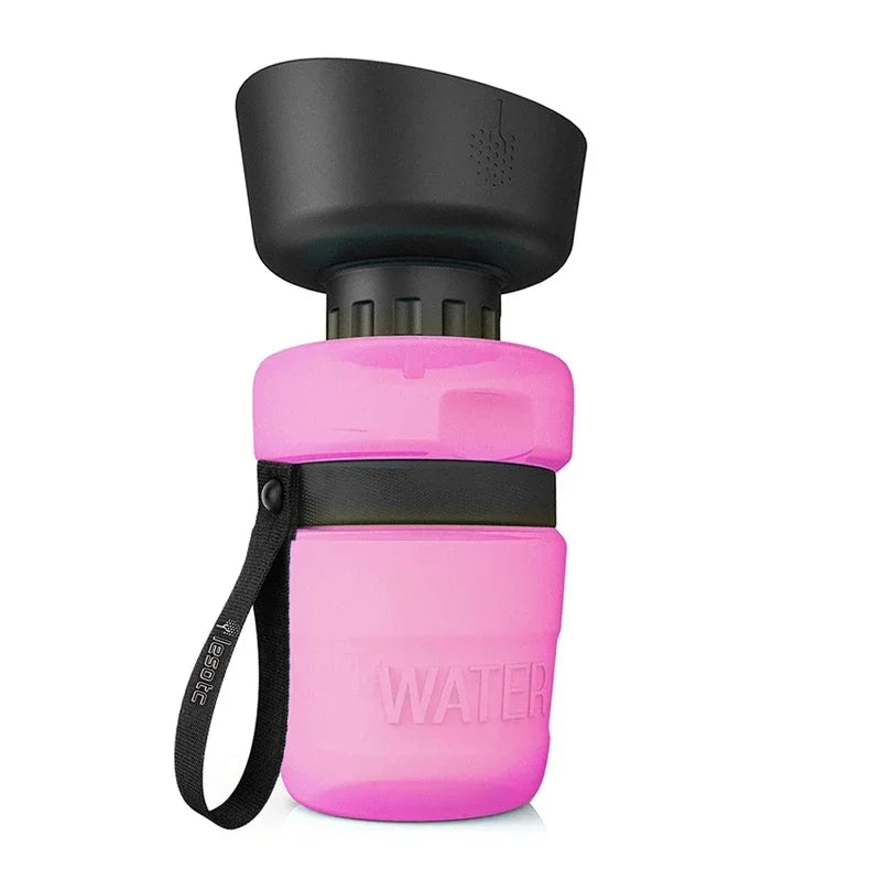 HydrationBuddy - Portable Dog Water Bottle with Foldable Bowl