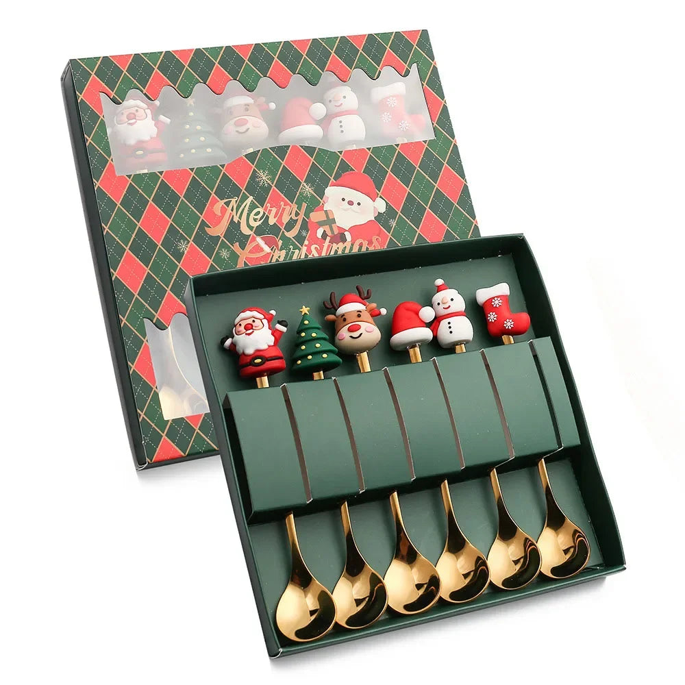 XmasSpoons - Elegant Christmas Spoon Set for the Festive Table