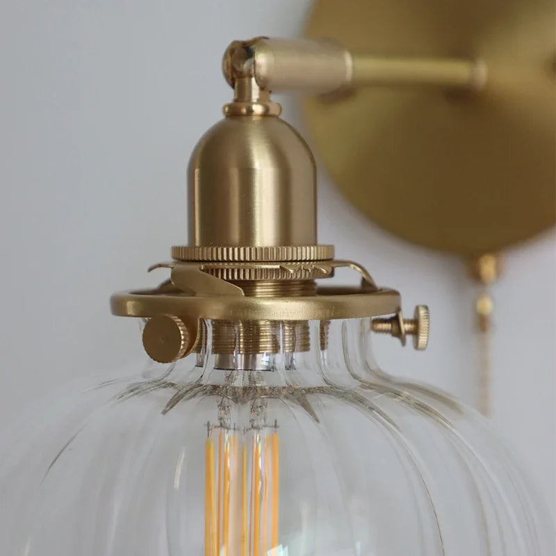 LightCrown - Modern Glass and Metal Wall Sconce