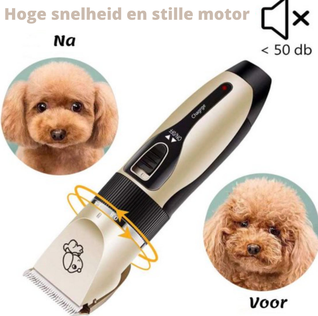 Pett Groomer - Pro Dog Clipper and Grooming Brush