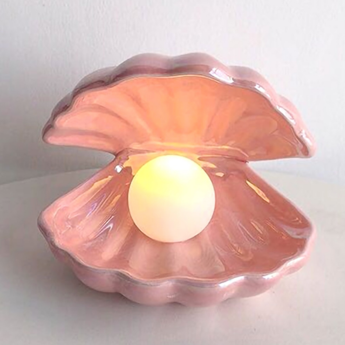 MystiShell - Decorative Ceramic Lamp with Soft Light